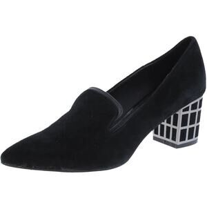 BRIAN ATWOOD Kendal Suede Pointed Toe Caged Block Heels 6.5 whimsigoth